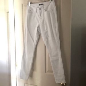 White slim leg jeans!